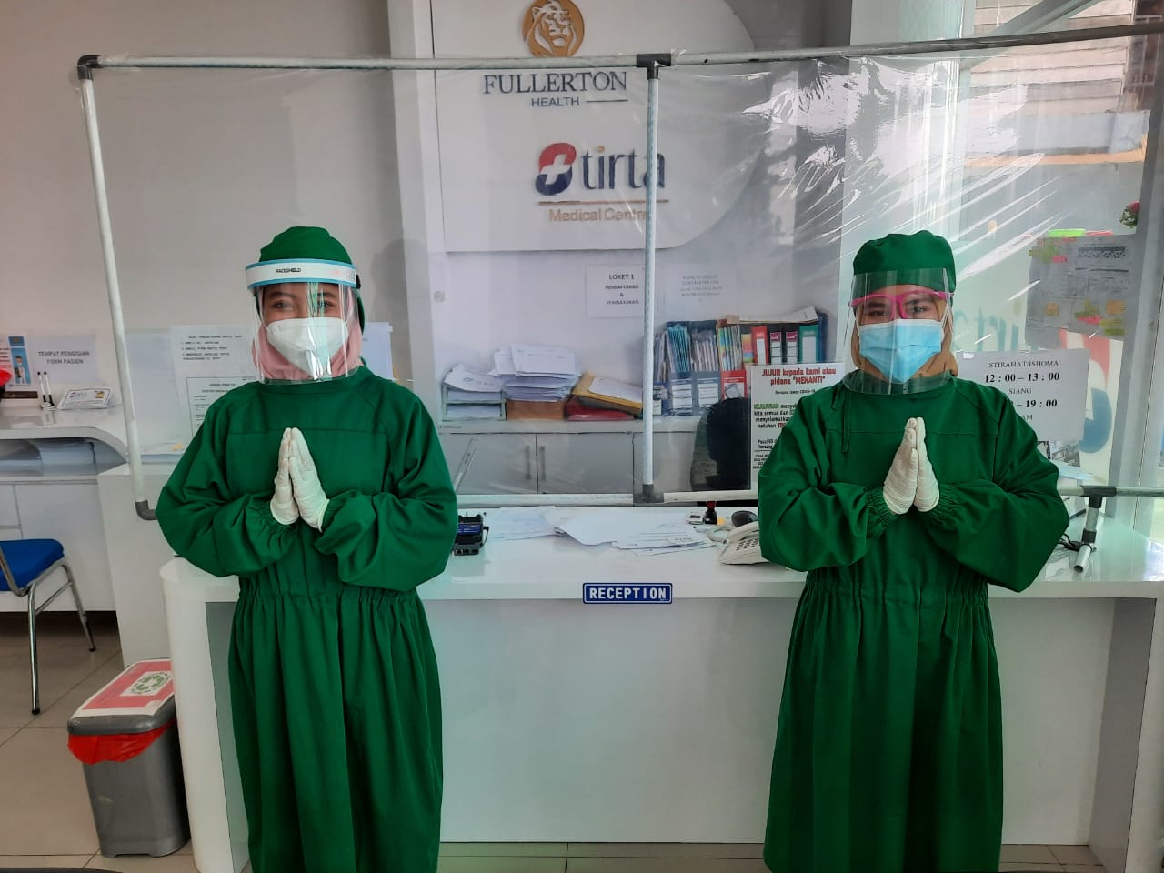 Tampilan Ruang Pendaftaran di Klinik Tirta Medical Centre Berau Derawan